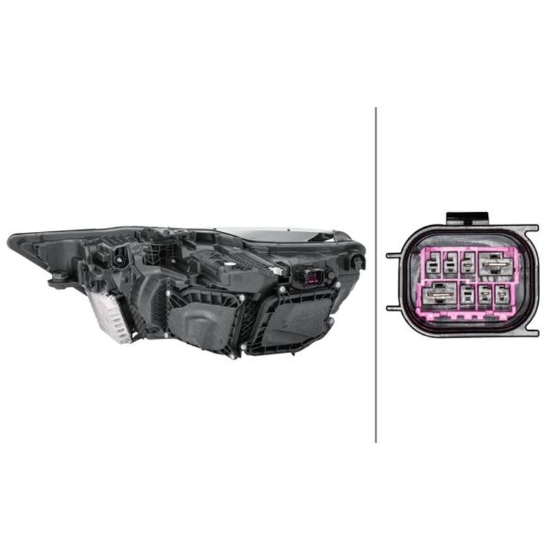 Hella Headlight Headlamp LED Right fits Audi A6 C8 2018-2021