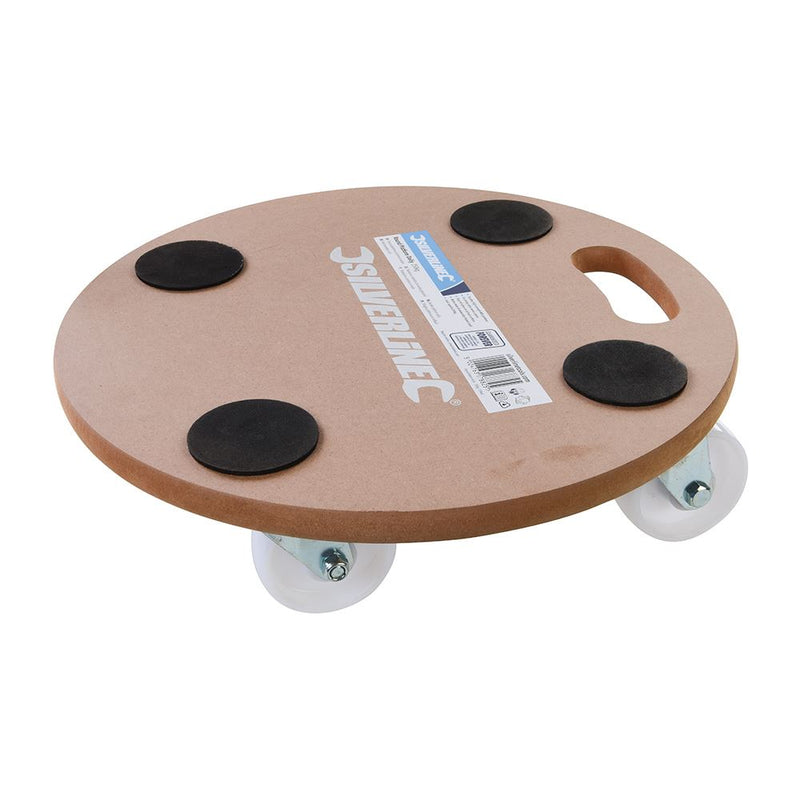 Silverline Round Platform Dolly 250kg Silverline - Dynamic Drive