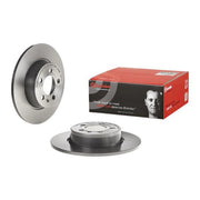 Brembo Rear Brake Solid Discs & Pads fits Audi A1 2010-2018 1.2 1.4 1.6 2.0