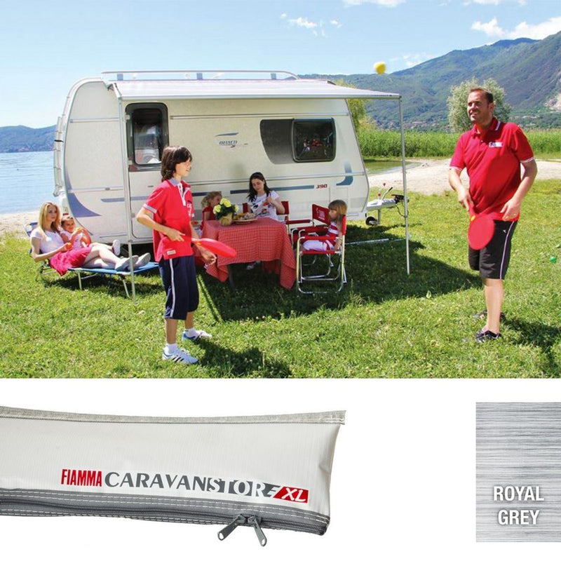 Fiamma Grey Caravanstore 500 XL Royal Grey Fabric Fiamma - Dynamic Drive