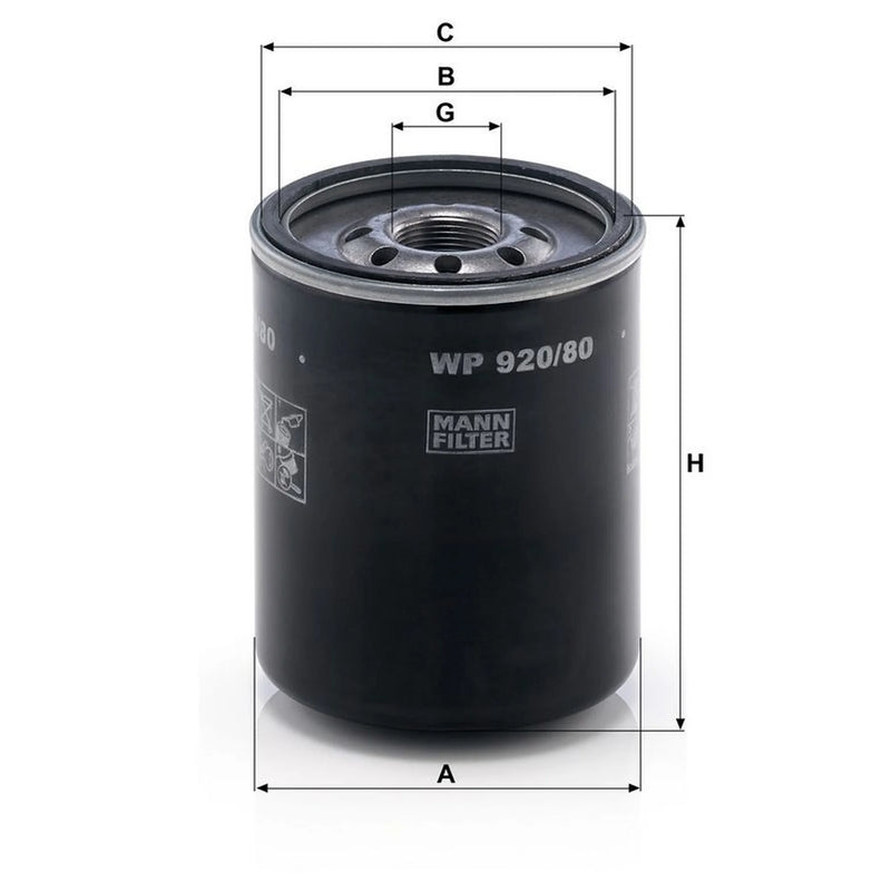 MANN-FILTER Service Kit with Air & Oil Filters fits Opel Campo 1994-2001 2.5