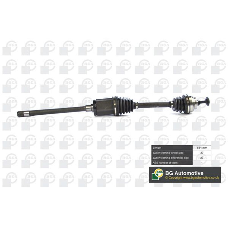 BGA CV Drive Shaft Driveshaft Front Right fits BMW 5 2010-2017