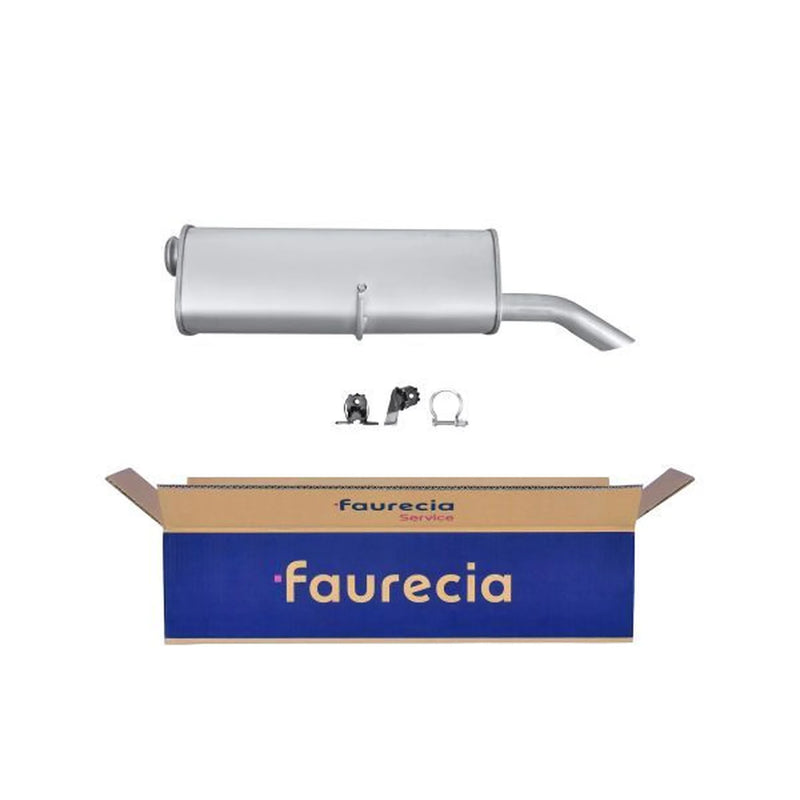 Hella End Silencer Rear fits Peugeot 307 2001-2005 1.4
