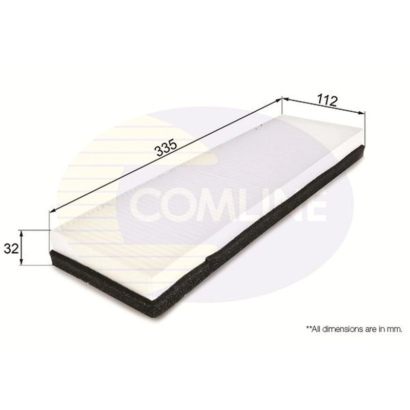 Comline Cabin Air Filter (Pollen Filter) fits Peugeot 306 1993-2003