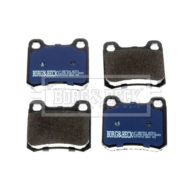 Borg & Beck Front & Rear Brake Discs & Pads fits Mercedes-Benz C-Class 1993-2000