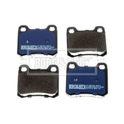 Borg & Beck Rear Brake Discs & Pads fits Mercedes-Benz 124 T-Model 1992-1993