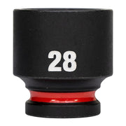 Milwaukee Hex Socket Shw 1/2 Std 28Mm-1Pc 4932480322 Milwaukee - Dynamic Drive