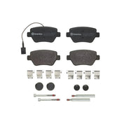 Brembo 4 x Rear Brake Pad Set fits Maserati Ghibli III 2013 on 3.0