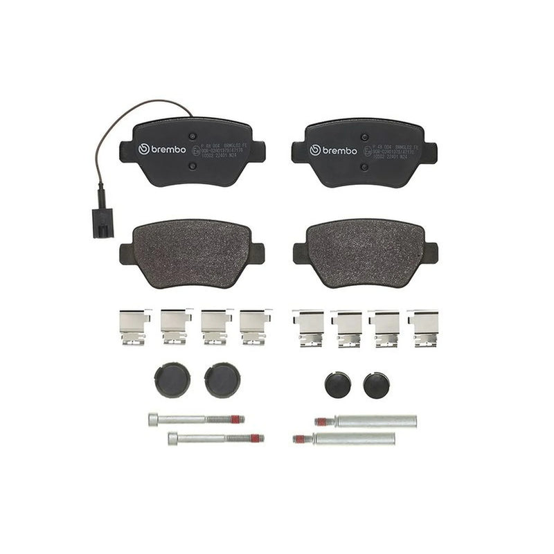 Brembo 4 x Rear Brake Pad Set fits Maserati Ghibli III 2013 on 3.0