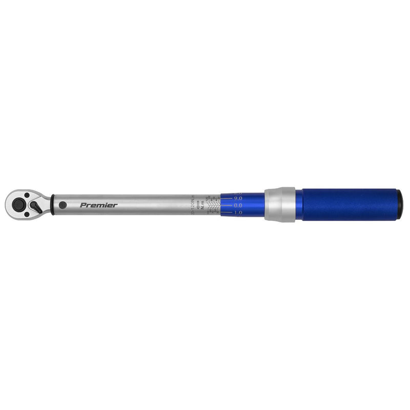 Sealey Torque Wrench Micrometer Style 3/8"Sq Drive 20-120Nm Calibrated STW903 Sealey - Dynamic Drive