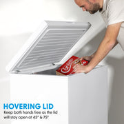 Baridi Freestanding Chest Freezer 99L Capacity - White DH116 Baridi - Dynamic Drive