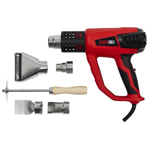 Olympia Power Tools Heat Gun with 5 Accessories 2000W 240V Olympia Power Tools - Dynamic Drive