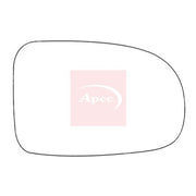 Apec Exterior Wing Mirror Glass Right fits Opel Corsa C 2000-2009