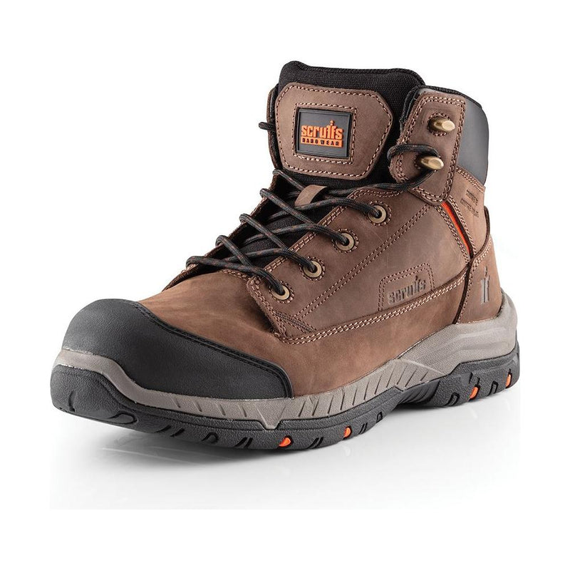 Scruffs Solleret Safety Boots Brown 15158 Size 7/41 Scruffs - Dynamic Drive