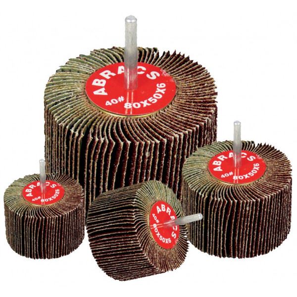 Van Line Abracs Flap Wheels 6mm Shaft 40X20mm P80 40 X 20 mm Van Line - Dynamic Drive
