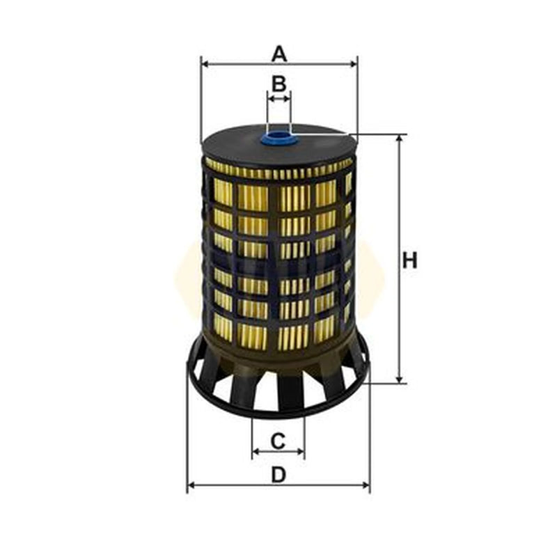 NAPA Fuel Filter Element fits Citroën Relay III 2015-2023 2.0 2.2