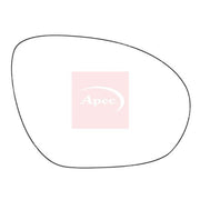 Apec Exterior Wing Mirror Glass Right fits Nissan Cube 2003-2010 1.5 1.6