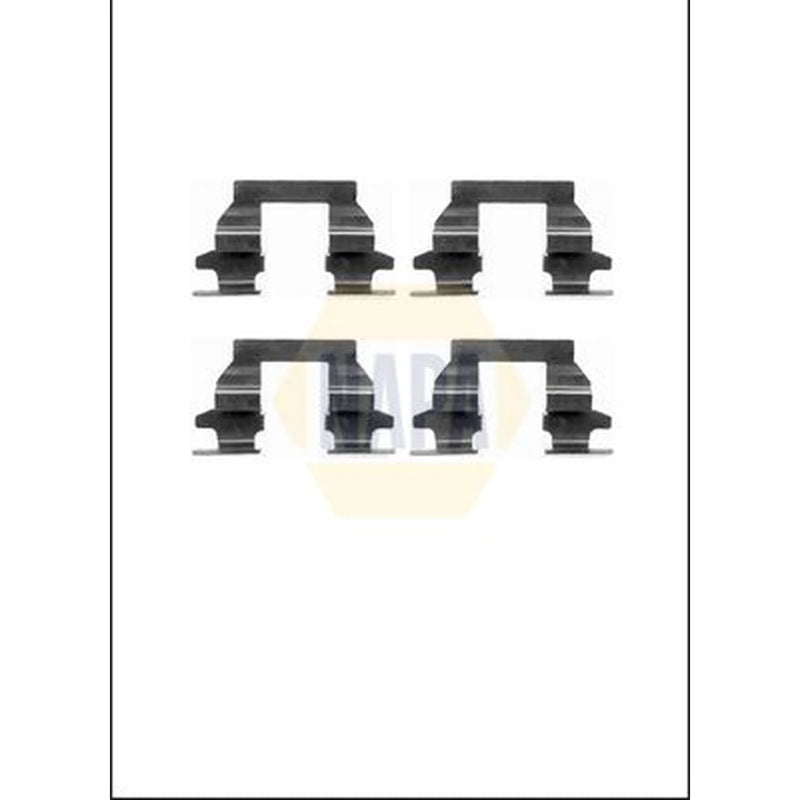 NAPA Brake Pad Accessory Fitting Kit Rear fits Nissan 350Z 2002-2008 3.5