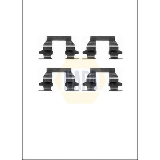NAPA Brake Pad Accessory Fitting Kit Rear fits Nissan 350Z 2002-2008 3.5