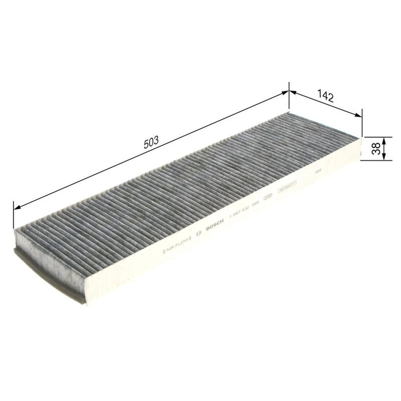 Bosch Cabin Air Filter (Pollen Filter) fits Peugeot 607 2000-2011