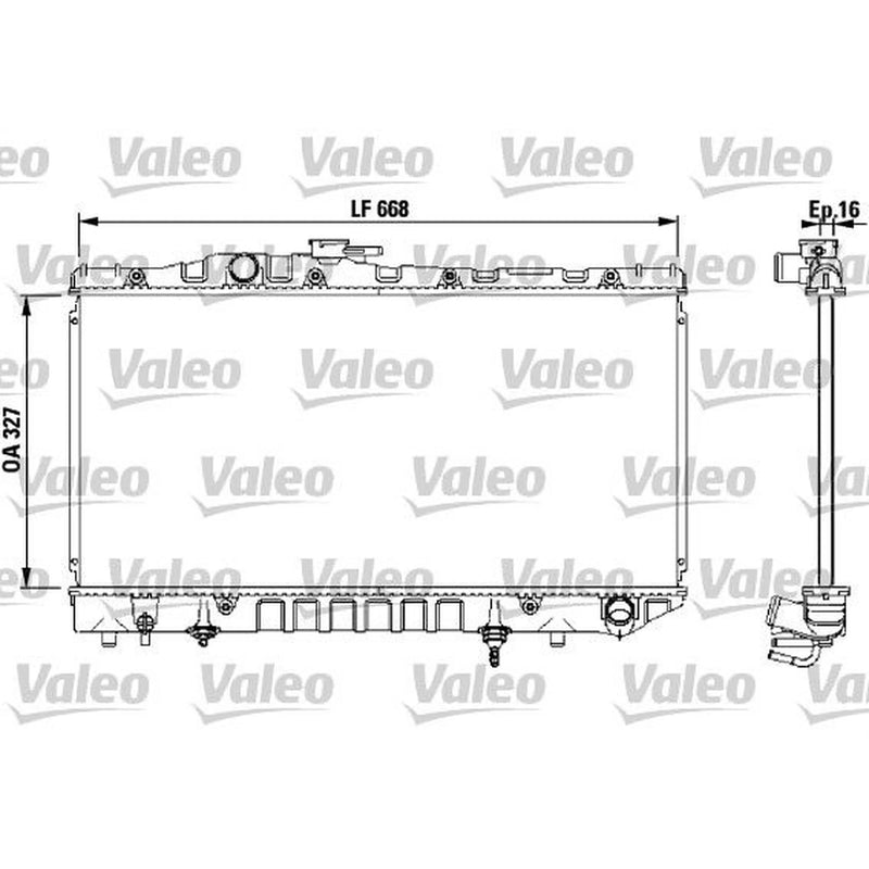 Valeo Engine Radiator 731114