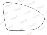 Summit Stick-On Aspheric Mirror Glass fits VW Golf Mk7 2013 on RHS Summit - Bars 4 Cars