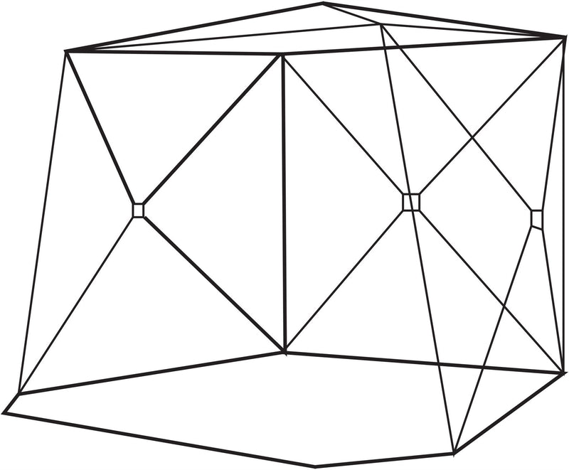 Quest Screen House 4 Mini pop up Gazebo Green Quest - Dynamic Drive