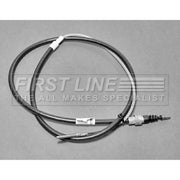 First Line Handbrake Cable Left Rear fits VW Corrado 1991-1995 2.0 2.9