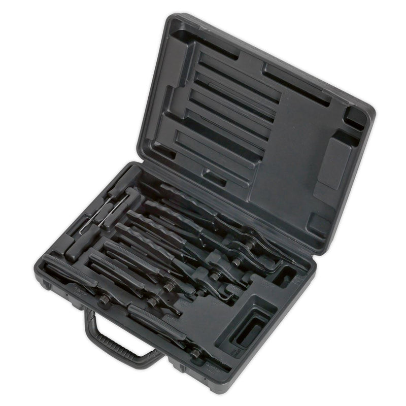 Sealey Circlip Pliers Set 10pc Internal/External S01064 Siegen by Sealey - Dynamic Drive