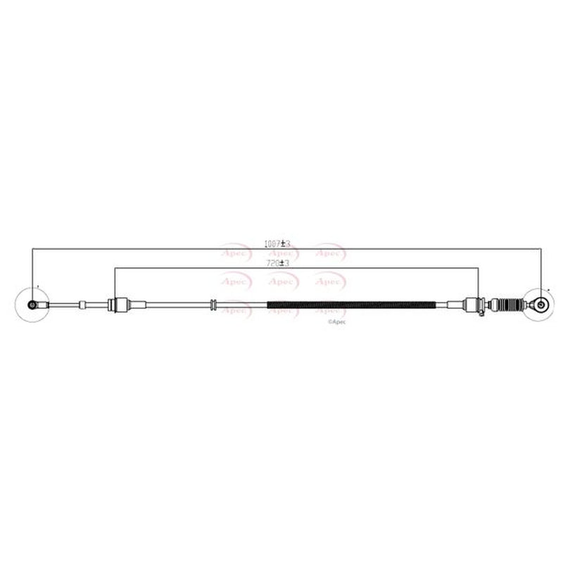 Apec Manual Transmission Cable Pull fits Mini Mini 2002-2008