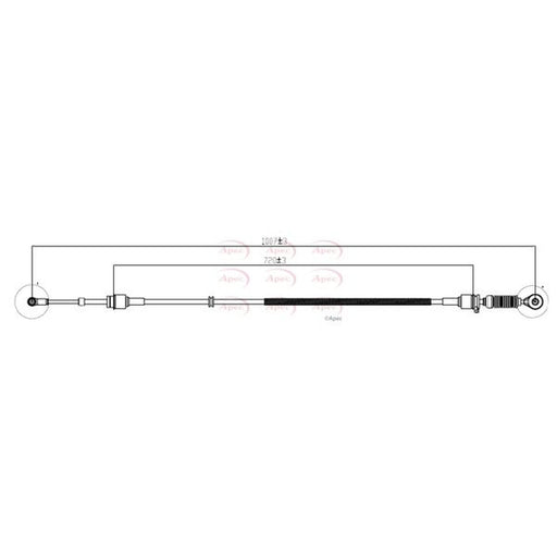 Apec Manual Transmission Cable Pull fits Mini Mini 2002-2008