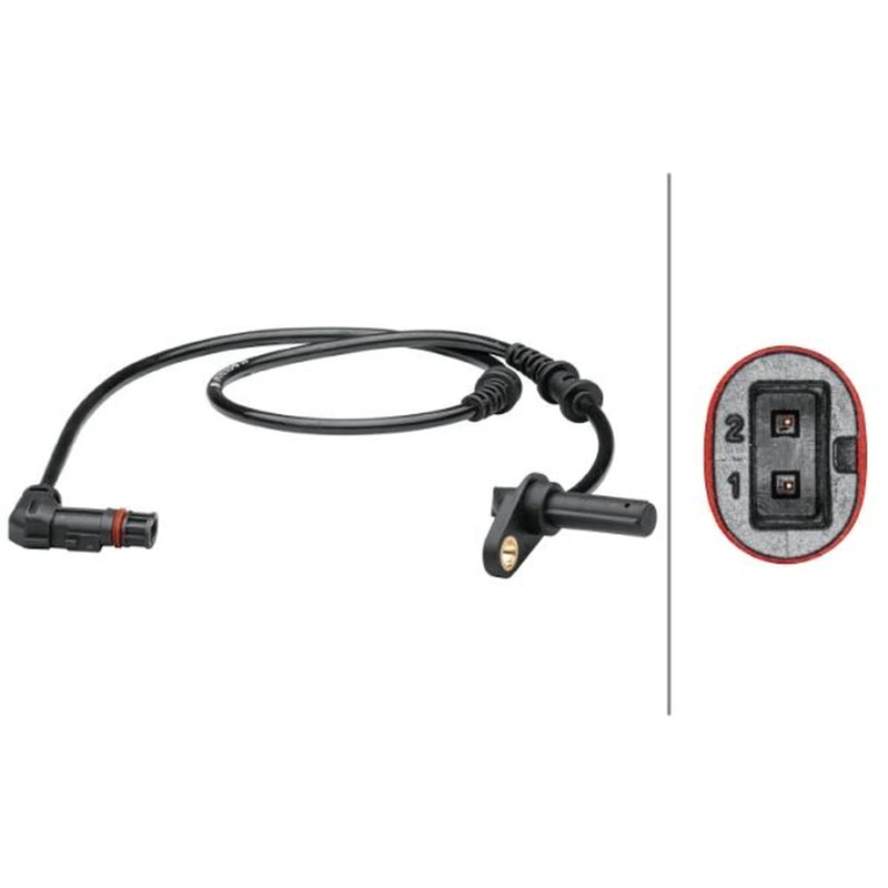 Hella ABS Wheel Speed Sensor Front fits Mercedes-Benz Cls 2011-2017