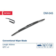 Denso Passenger Side Wiper Blades fits Abarth 124 Spider 2016 on 1.4