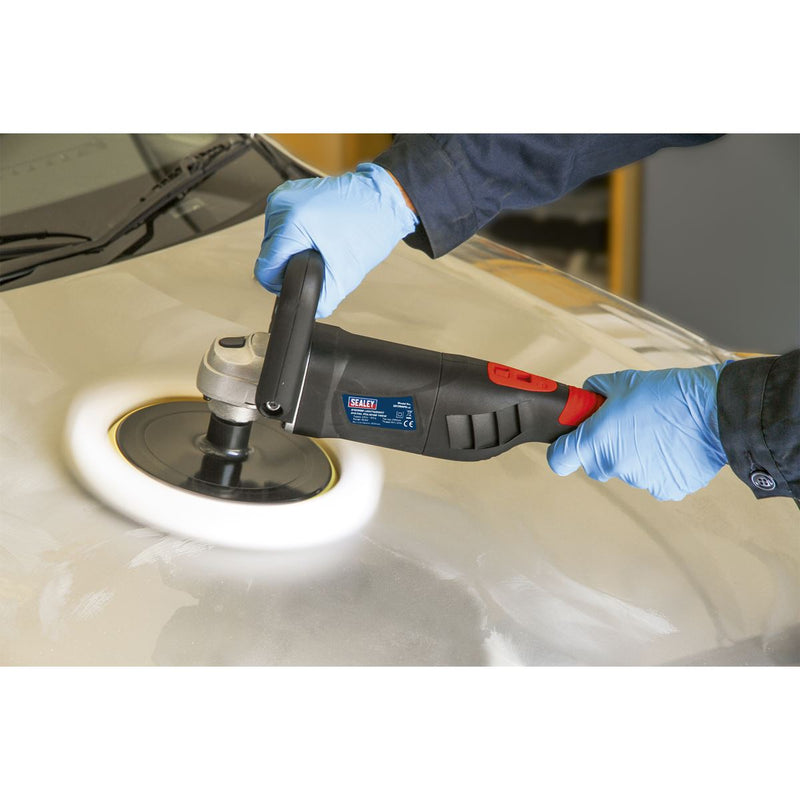 Sealey Polisher Digital180mm 1100W/230V Lightweight ER1700PD Sealey - Dynamic Drive