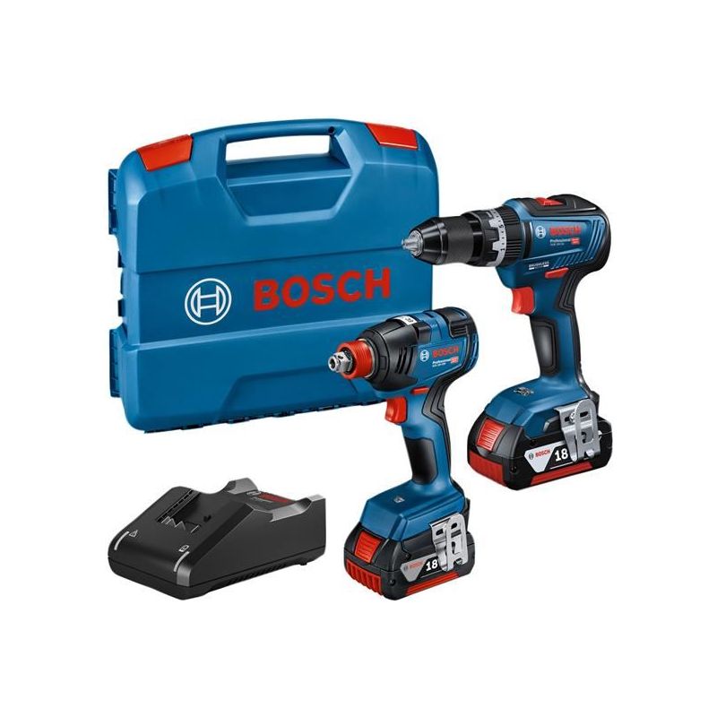 Bosch Professional Twin Pack 18V 2 x 4.0Ah Li-ion Bosch - Dynamic Drive
