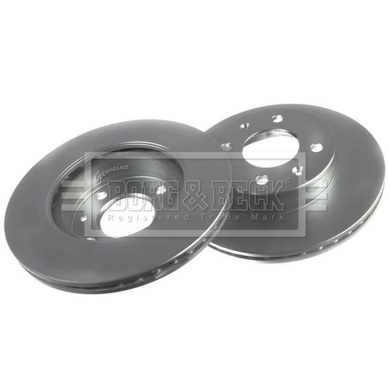 Borg & Beck Front Brake Discs & Pads fits Kia Picanto II 2011-2017 1.0 1.2