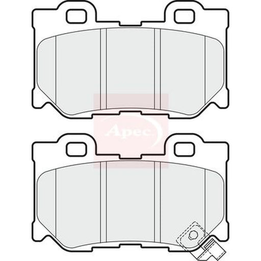 Apec Rear Brake Pad Set PAD1710