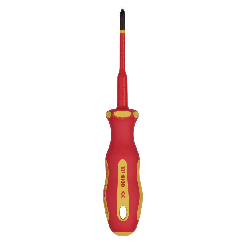 Draper XP1000 VDE Slimline PZ Type Screwdriver, No.1 x 80mm 02165 Draper - Dynamic Drive