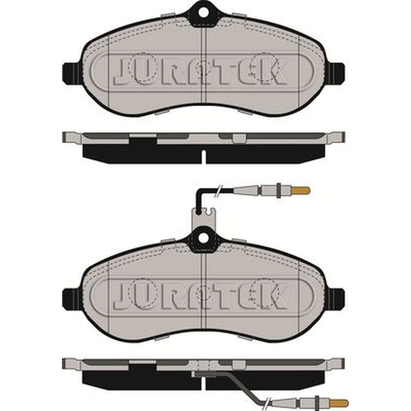 Juratek Front Brake Pad Set fits Citroën Dispatch II 2007-2016 1.6 2.0