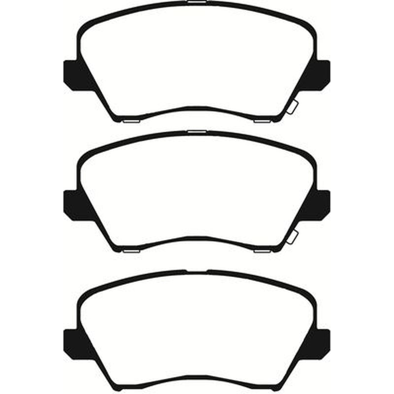 Abtex Front Brake Pad Set fits Hyundai I30 2011-2020 1.4 1.5 1.6