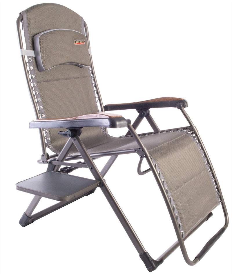 Quest Naples Pro Relax XL Camping Caravan Chair with Side Table Quest - Dynamic Drive