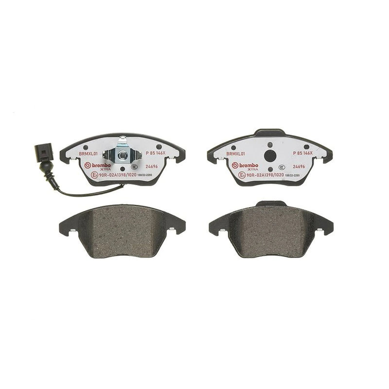 Brembo 4 x Front Brake Pad Set fits Audi A1 2010-2018 1.2 1.4 1.6 2.0