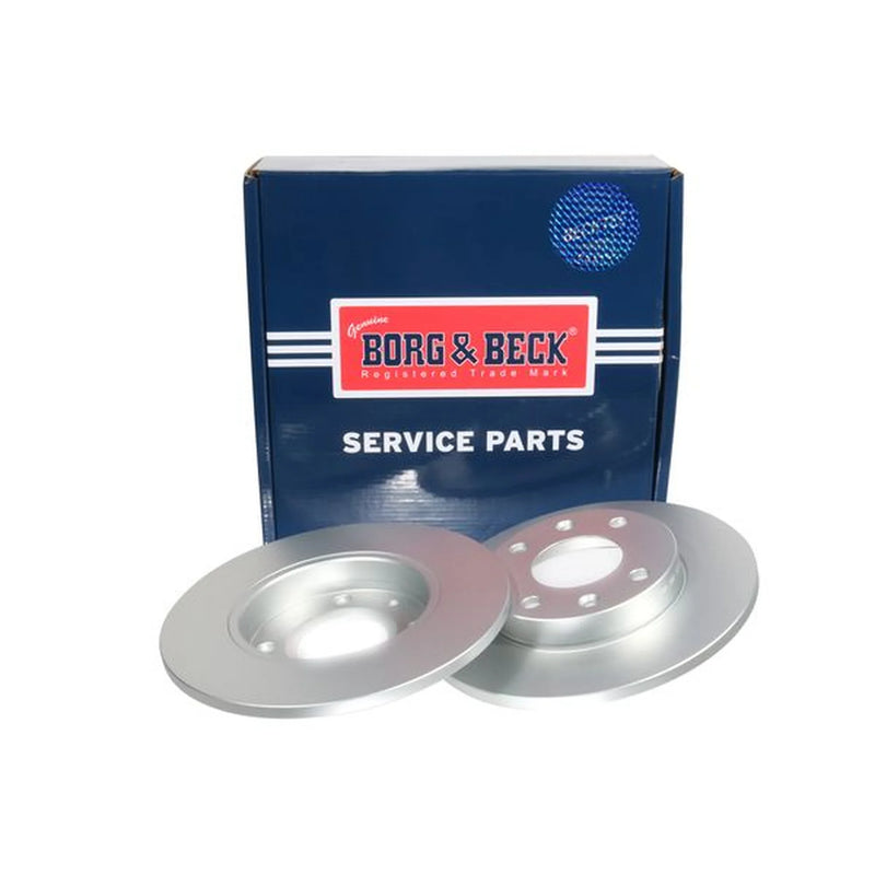 Borg & Beck Front & Rear Brake Discs & Pads fits Peugeot 106 II 1998-2001 1.6