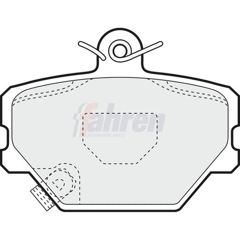 Fahren Front Brake Pad Set FBP3174