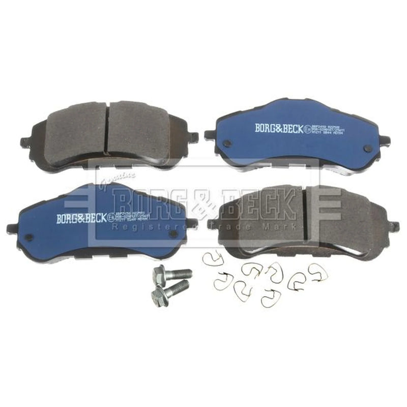 Borg & Beck Front & Rear Brake Discs & Pads fits Peugeot 308 II 2013-2021 1.6