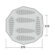 Robens Settler Field 6 Berth Poled Tent Robens - Dynamic Drive