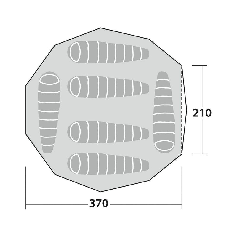 Robens Settler Field 6 Berth Poled Tent Robens - Dynamic Drive