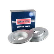 Borg & Beck Front & Rear Brake Discs & Pads fits Land Rover Range Rover Sport I