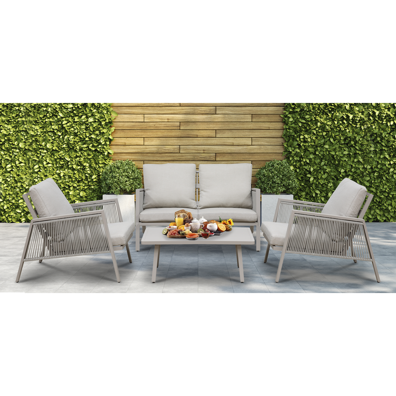 Dellonda Fusion 4 Piece Outdoor Set Dellonda  - Dynamic Drive