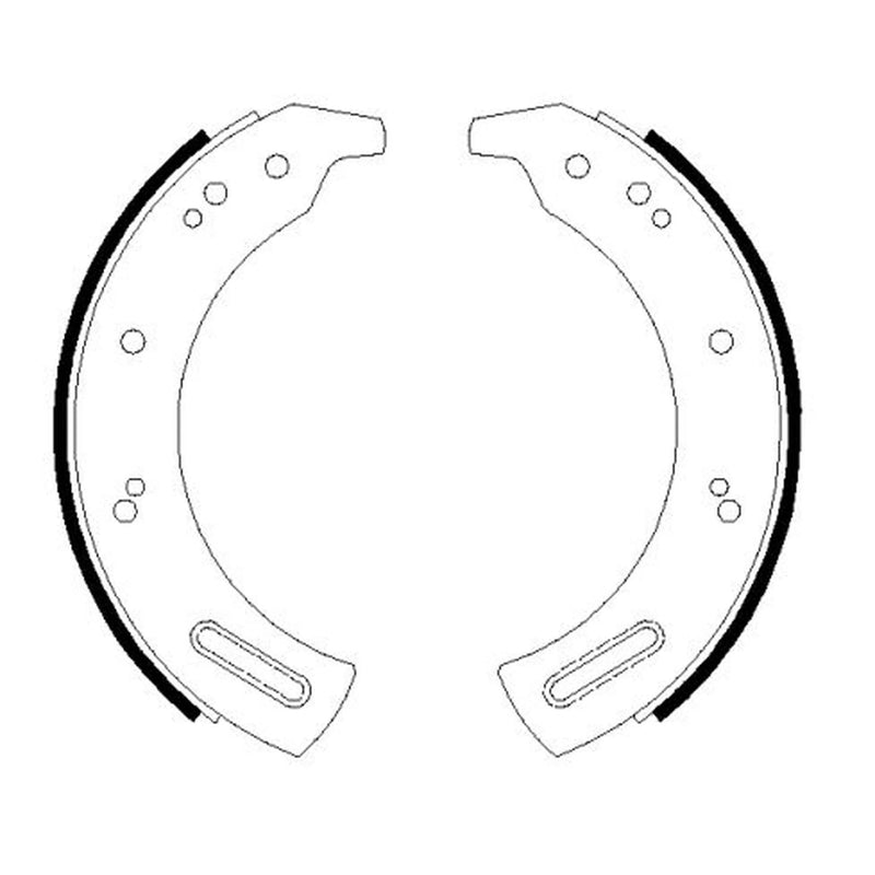Mintex Brake Shoe Set Axle Kit fits Aro 10 1984-2006 1.6 1.9